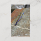 Damselfly Natuur Fotografie Visitekaartje (Achterkant)
