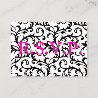damsk R.S.V.P. Informatiekaartje
