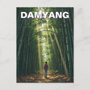 Damyang Bamboo Forest Zuid-Korea Briefkaart