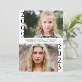 Dan Afstuderen nu Multi Fotogradatie Partij Kaart (Staand voorkant)