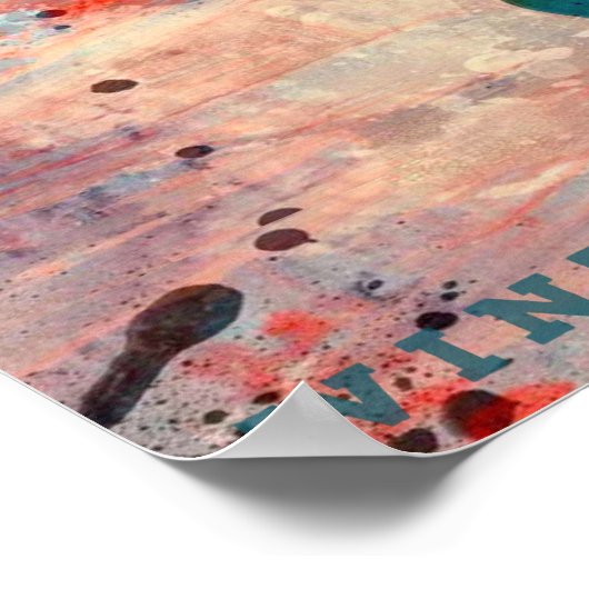 Dan Bern Winter Tour 2024 Poster (SO art) (Hoek)