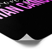 Dan borstkanker bewustzijn  poster (Hoek)