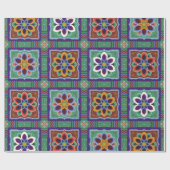 Dan-cheong. Traditionele Koreaanse tempelkunst.dan Cadeaupapier (Vlak)