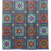 Dan-cheong. Traditionele Koreaanse tempelkunst.dan Douchegordijn (Voorkant)