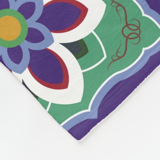 Dan-cheong. Traditionele Koreaanse tempelkunst.dan Fleece Deken (Hoek)