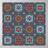 Dan-cheong. Traditionele Koreaanse tempelkunst.dan Poster (Voorkant)