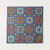 Dan-cheong. Traditionele Koreaanse tempelkunst.dan Wandkleed (Voorkant)