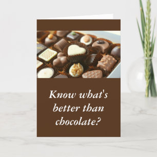dan chocolade beter zoete grappige valentijn feestdagen kaart
