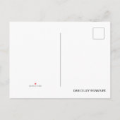 Dan Cilley Signature Briefkaart (Achterkant)