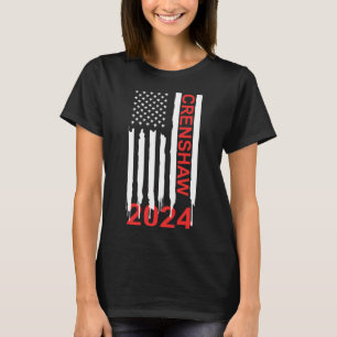 Dan Crenshaw 2024 presidentsverkiezing Vlag van de T-shirt