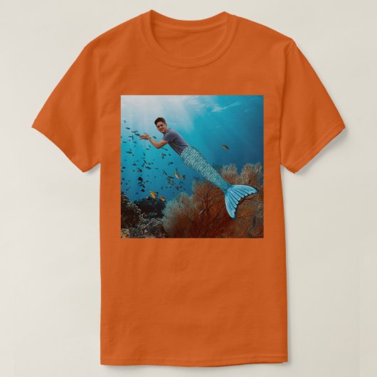 dan dan het mermaid - man t-shirt (Design voorkant)