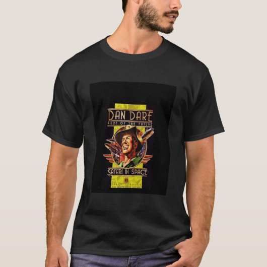 Dan Dare' retro-stripheld T-shirt (Voorkant)