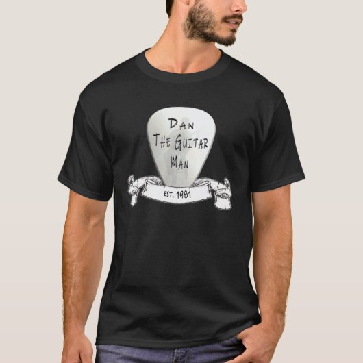 Dan De Gitarist T-shirt (Voorkant)
