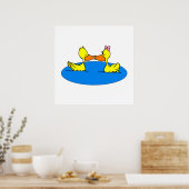 Dan & Din Duck Poster (Keuken)