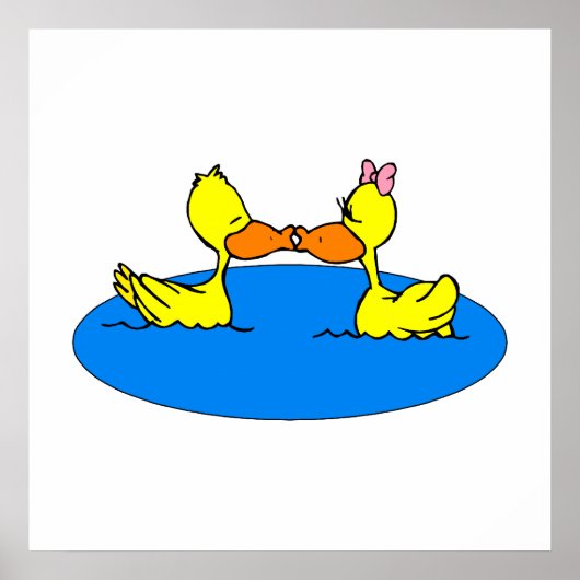 Dan & Din Duck Poster (Voorkant)