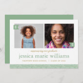 Dan en nu 2 Aankondiging van het Foto Afstuderen (Voorkant / Achterkant)