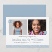 Dan en nu 2 Aankondiging van het Foto Afstuderen (Voorkant / Achterkant)