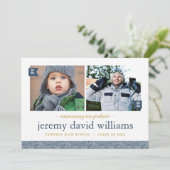 Dan en nu 2 Aankondiging van het Foto Afstuderen (Staand voorkant)