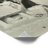 Dan en nu 2 Foto 50th Jubileum Welkomstteken Poster (Hoek)