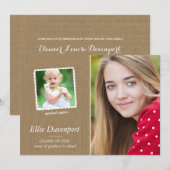 Dan en nu | 2-Fotogradatiepartij Kaart (Voorkant / Achterkant)