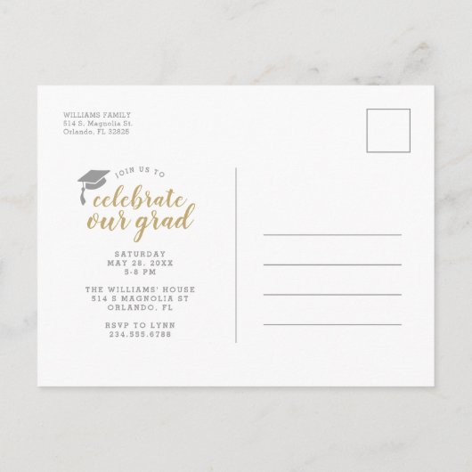 Dan en nu 2 Uitnodiging van de Partij van de Fotog (Achterkant)