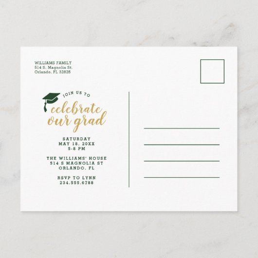 Dan en nu 2 Uitnodiging van de Partij van de Fotog (Achterkant)