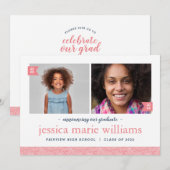 Dan en nu 2 Uitnodiging van de Partij van de Fotog (Voorkant / Achterkant)