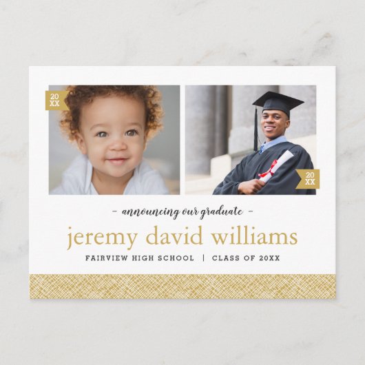 Dan en nu 2 Uitnodiging van de Partij van de Fotog (Voorkant)