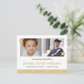 Dan en nu 2 Uitnodiging van de Partij van de Fotog (Staand voorkant)