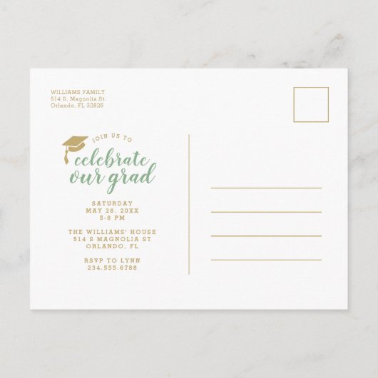 Dan en nu 2 Uitnodiging van de Partij van de Fotog (Achterkant)