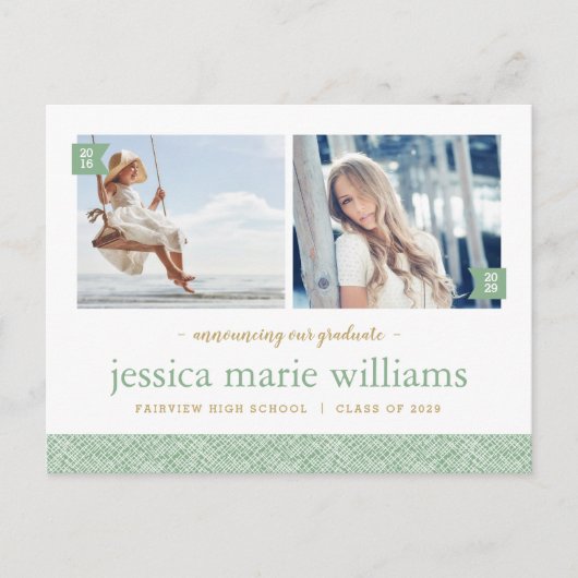 Dan en nu 2 Uitnodiging van de Partij van de Fotog (Voorkant)