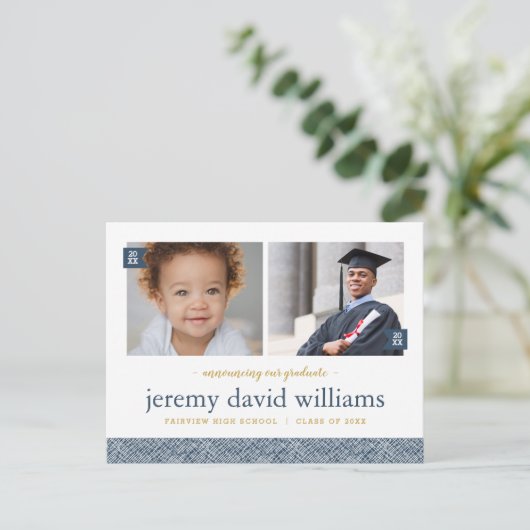 Dan en nu 2 Uitnodiging van de Partij van de Fotog (Staand voorkant)