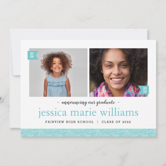 Dan en nu 2 Uitnodiging van de Partij van de Fotog (Voorkant)