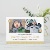 Dan en nu 2 Uitnodiging van de Partij van de Fotog (Staand voorkant)