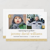 Dan en nu 2 Uitnodiging van de Partij van de Fotog (Voorkant / Achterkant)