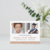 Dan en nu 2 Uitnodiging van de Partij van de Fotog (Staand voorkant)