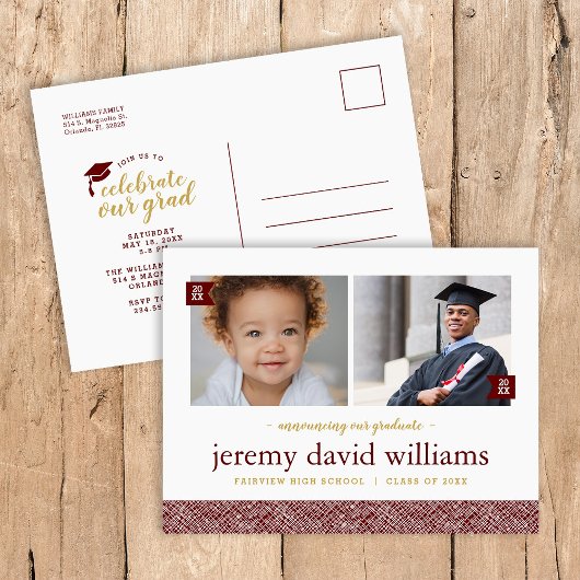 Dan en nu 2 Uitnodiging van de Partij van de Fotog