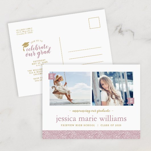 Dan en nu 2 Uitnodiging van de Partij van de Fotog