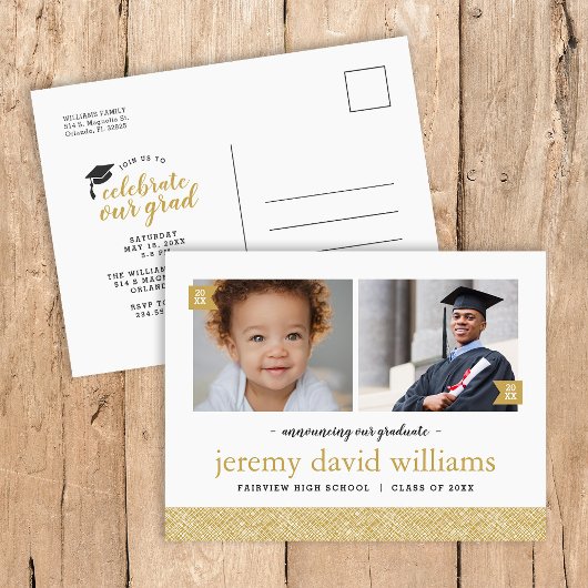 Dan en nu 2 Uitnodiging van de Partij van de Fotog