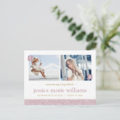 Dan en nu 2 Uitnodiging van de Partij van de Fotog (Staand voorkant)