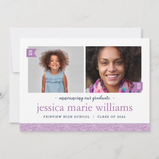 Dan en nu 2 Uitnodiging van de Partij van de Fotog (Voorkant)