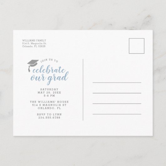 Dan en nu 2 Uitnodiging van de Partij van de Fotog (Achterkant)