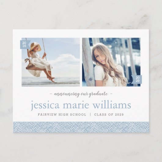 Dan en nu 2 Uitnodiging van de Partij van de Fotog (Voorkant)