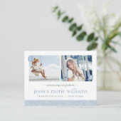 Dan en nu 2 Uitnodiging van de Partij van de Fotog (Staand voorkant)