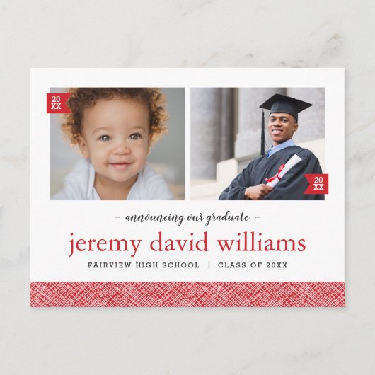 Dan en nu 2 Uitnodiging van de Partij van de Fotog (Voorkant)