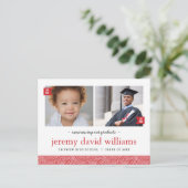 Dan en nu 2 Uitnodiging van de Partij van de Fotog (Staand voorkant)