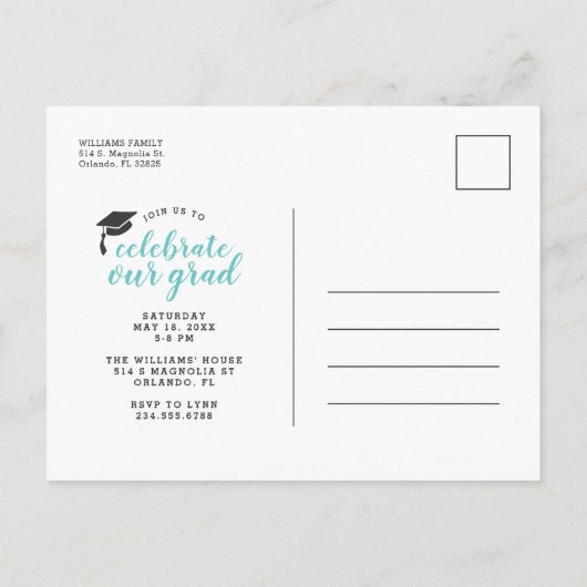 Dan en nu 2 Uitnodiging van de Partij van de Fotog (Achterkant)