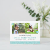 Dan en nu 2 Uitnodiging van de Partij van de Fotog (Staand voorkant)