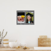 Dan en nu Afstuderen afdrukken Poster (Keuken)