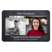 Dan en nu Afstuderen het Afstuderen van de Foto Magneet (Horizontaal)